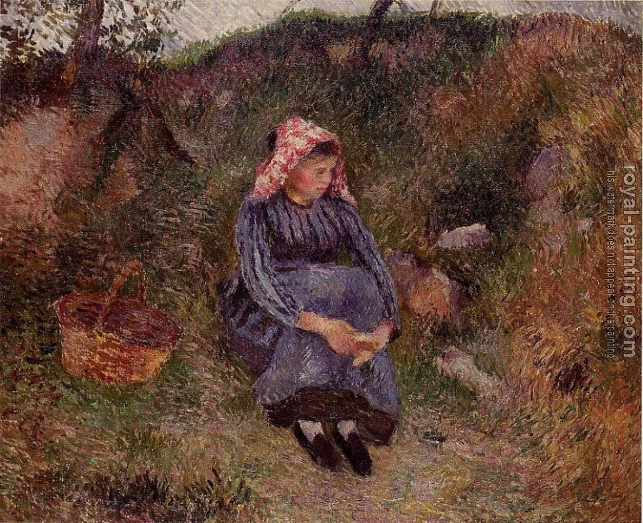Camille Pissarro : Seated Peasant Woman II